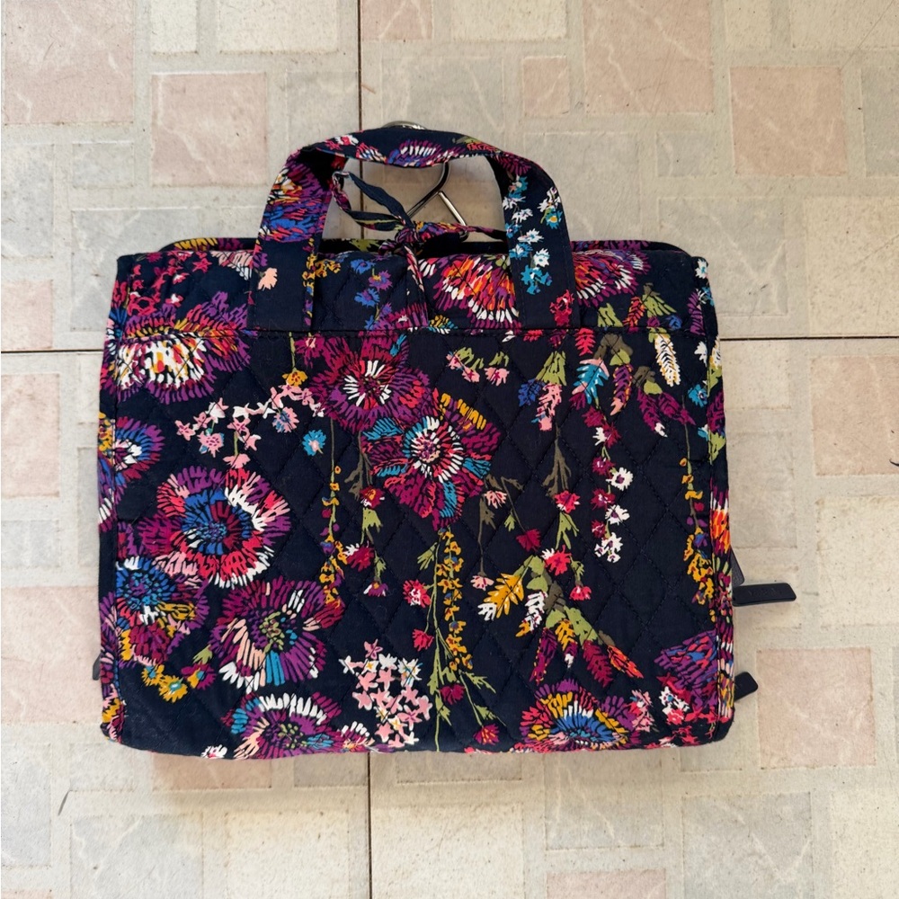 Vera Bradley Travel Hanging Toiletry Organizer - Midnight Wildflowers
